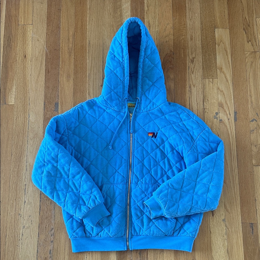 Aviator Nation Quilted Hoodie